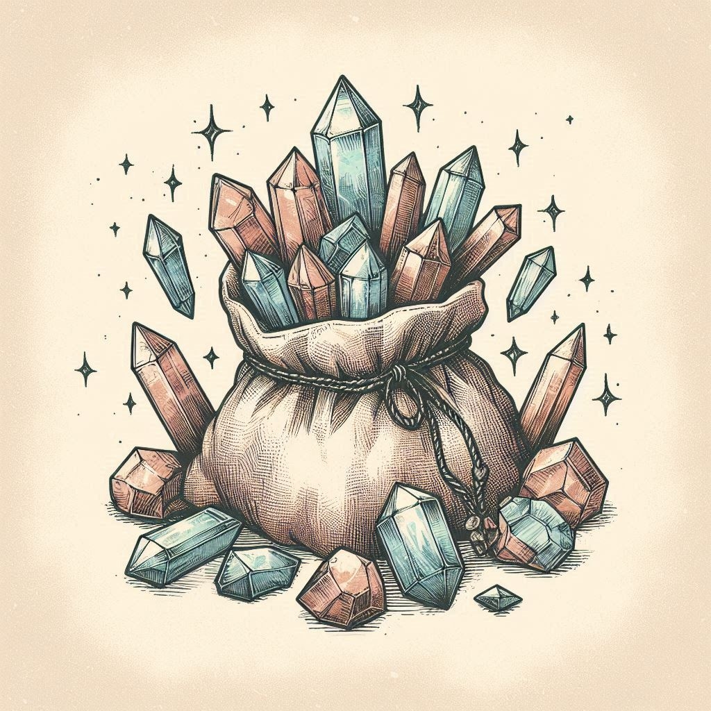 Bag of Lucky Crystals