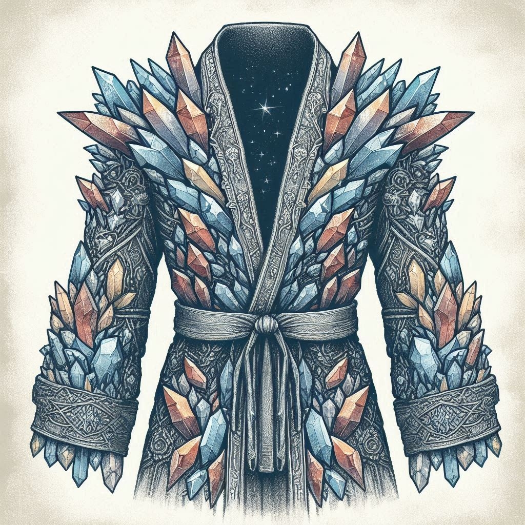 Trifold Crystal Robe